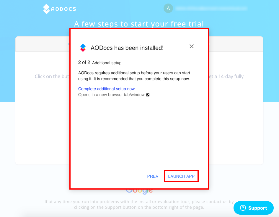 Install AODocs – AODocs Knowledge Base